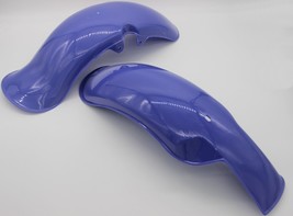 for Yamaha Chappy LB50 LB80 Front &amp; Rear Plastic Fenders Violet - $51.40