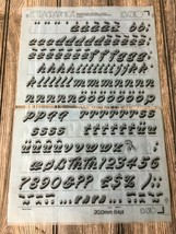 Used 80&#39;s Letragraphica (Letraset) VEGAS LOWERCASE 84pt Rub-Down Type LG... - $11.29