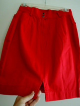 Ladies Skirt Size 10 Body Con Fit Red Mini Skirt By Forenza Nwot - £9.34 GBP