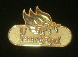 1992 - Kentucky Derby Festival &quot;Gold Filled&quot; Pin in MINT Condition - £118.14 GBP