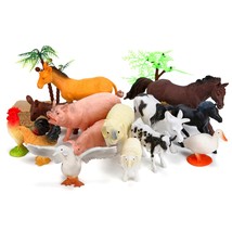 Farm Animals Figures Toys, 26Pcs Realistic Jumbo Plastic Farm Figurines ... - $27.99