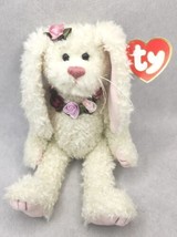 1993 Ty Beanie Baby Attic Treasure &quot;Rosalyne&quot; Retired White Rabbit BB22 - £11.77 GBP