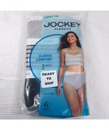 New Jockey Classics size 5 women&#39;s 3 briefs panties underwear 100% cotton - $13.00