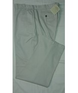 NWT L.L. BEAN BEIGE WRINKLE RESISTANT COTTON NATURAL FIT PANTS SIZE 42 X... - $10.94