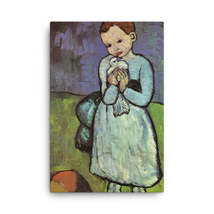 Pablo Picasso Child Holding a Dove 1901 Canvas Wall Art - £59.12 GBP+