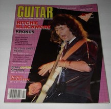 Ritchie Blackmore Guitar For The Practicing Musician Magazine 1985 Yngwi... - $29.99