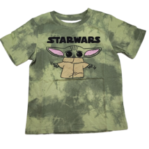 Star Wars Toddler Boys Grogu Green Tie Dye Short Sleeve Graphic T-shirt Size 4T - £11.37 GBP