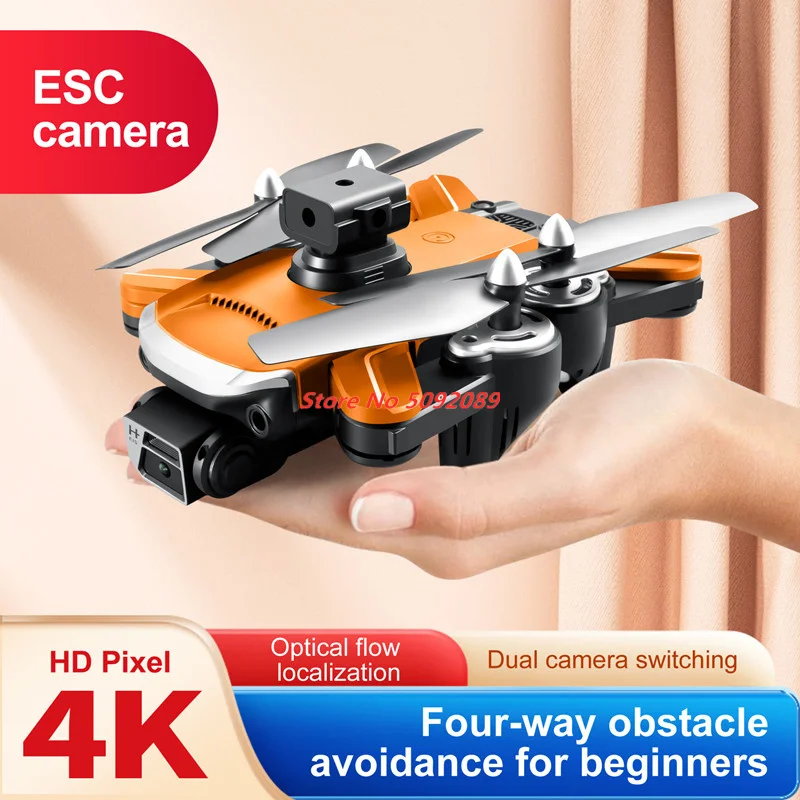 Profesional Four-Way Obstacle Avoidance RC Quadcopter 4K ESC HD Camera Dr - £65.47 GBP+
