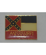 Mississippi State Flag Souvenir Lapel Hat Pin - £17.82 GBP