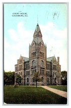 Knox County Courthouse Building Galesburg Illinois IL 1909 DB Postcard U1 - £2.30 GBP
