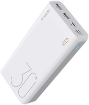 ROMOSS 30000Mah Power Bank Sense 8+, 18W PD USB C Portable Charger with 3 Output - £36.64 GBP