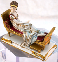 Antique Porcelain Figurine Madame Récamier Shiebe Albach Marked ~ Rare - £207.53 GBP