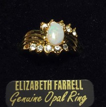 Vintage Elizabeth Farrell Opal Ring - £12.74 GBP