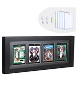 Standard Trading Card Display Case 4 PSA Slab Football Baseball Sport Wo... - $49.45