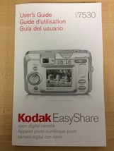 Kodak CX7530 Digital Camera Manual/User&#39;s Guide - $8.27