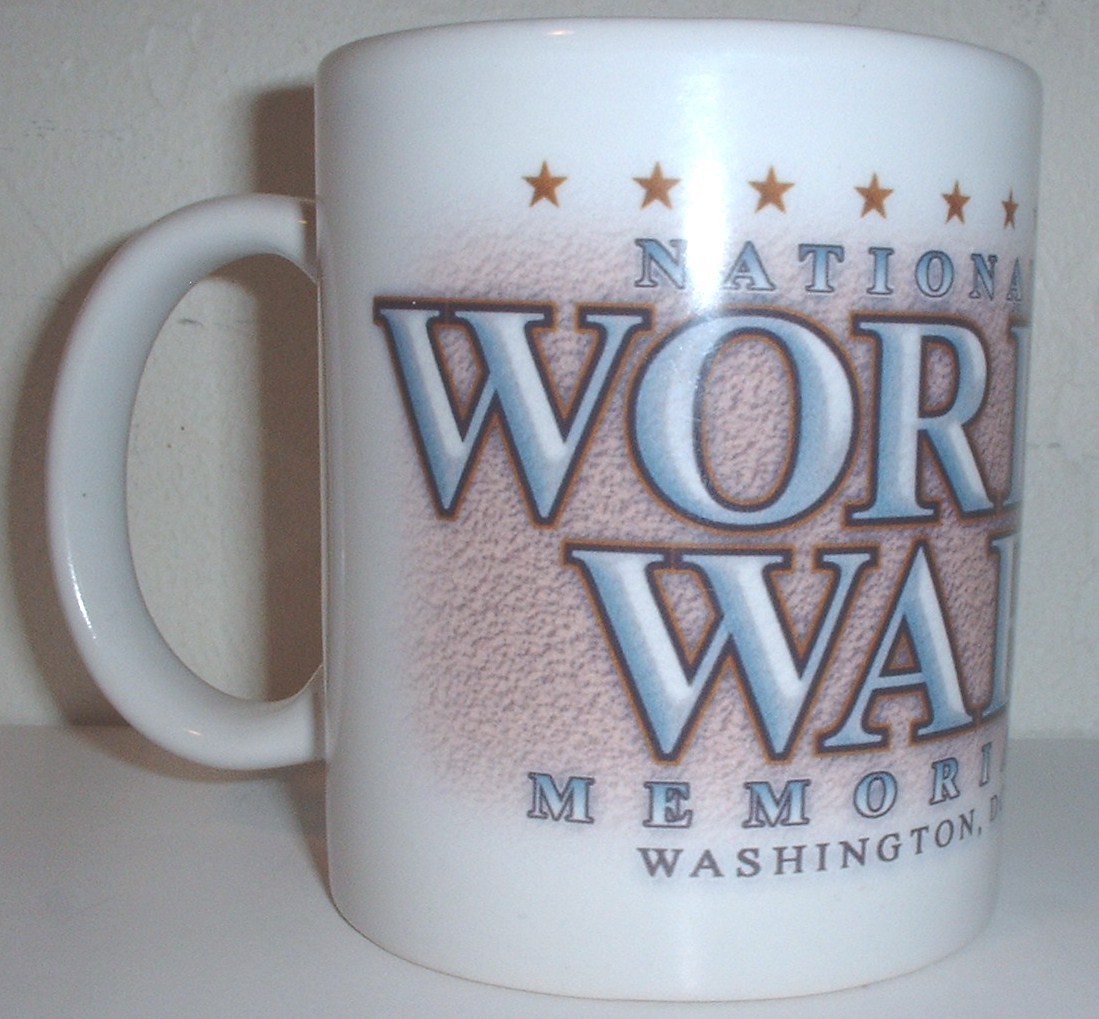 National WWII Memorial ceramic coffee mug - $15.00