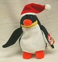 Ty Original Beanie Baby Zero Penguin Beanbag Plush Toy Swing &amp; Tush Tags b - £13.47 GBP