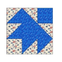 Bird Paper Piecing Quilt Block Pattern  067 A - $2.75