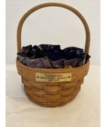 Longaberger 1991 Discovery Basket with Liner - £9.68 GBP