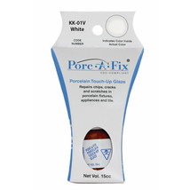 Porc-A-Fix Porcelain Touch-Up Repair Glaze - Kohler- White VOC Compliant... - $17.49