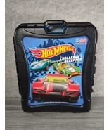 Hot Wheels Rolling Black 110 Car Rollin Carry Case Storage Retractable H... - £14.12 GBP