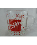 Mrs Fields Cookies Glass Mug You&#39;re The Best Coffee Tea Cup Vintage - £7.08 GBP