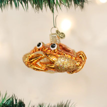 Old World Christmas Crab Louie Glass Nautical Coastal Christmas Ornament 12022 - £13.27 GBP