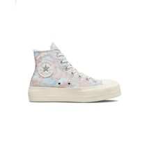 Converse Women Chuck Taylor All Star Lift Platform Hi Dew/Egret/Silver A... - $43.12+
