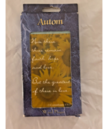 Autumn Wood Plaque - 1 Corinthians 13:13 Bible Verse - $10.88
