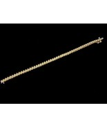 Womens Vintage Estate 14K Gold Diamond Tennis Bracelet w/ 1.5cts 11.5g E... - $841.50