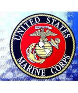 United States Marine Corps Emblem Iron On Sew On Embroidered Back Patch ... - $440.78 MXN