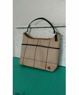 Lauren Ralph Lauren Womens Brown/Beige Shoulder Bag Purse M/L - $47.52