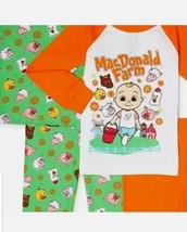 Cocomelon Toddler Long Sleeve  Pajamas 4 Piece Set 2T FREE Shipping NEW - £21.09 GBP