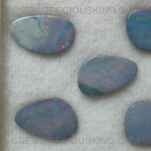 Natural Doublet Opal Freeform Plain Play of Colors Australian SI1 Clarit... - £35.75 GBP