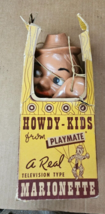 1950s Howdy Kids Playmate MARIONETTE ORIGINAL BOX Cowboy Western - $92.22