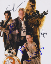 Star Wars Force Awakens Cast Signed Autographed Glossy 8x10 Photo COA Holograms - £393.17 GBP