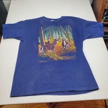 Springhill Deer In Rut Hunting Single Stitch T-Shirt Fashion Gear XL Nav... - $29.65