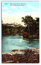 Postcard Yellowstone River Montana Mt. Baldy In Distance MT - £2.89 GBP