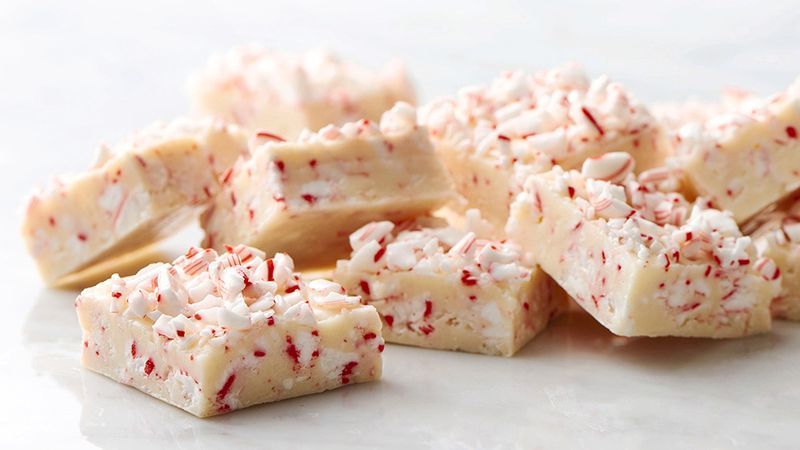 Primary image for 8oz Gourmet White Chocolate Candy Cane Fudge 