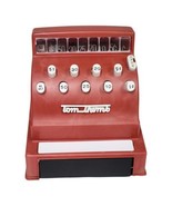 1950s Tom Thumb Red Toy Cash Register Western Stamping Vintage Toy Memor... - £15.99 GBP