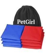 PetGirl Cornhole Bags Eight Premium Weather Duckcloth Cornhole Bean Bags - $15.38