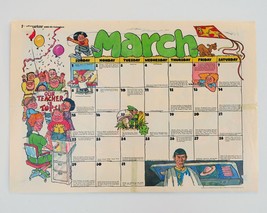 March 1981 Double-Sided Classroom Calendar &amp; Lamb Poster Instructor Maga... - $19.70