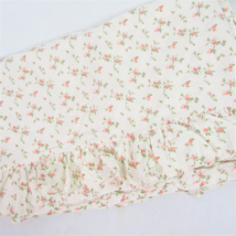 Ralph Lauren Casey Calico Floral Squires Path Ruffled Full/Double Flat Sheet - $62.00