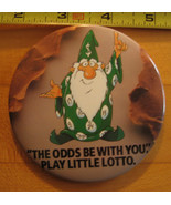 The Odds Be with You Play Little Lotto Pinback Button - £3.84 GBP