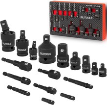 Bilitools Socket Adapter Set 17 Piece Includes Reducer, Universal Joint ... - £36.76 GBP