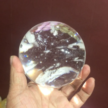 100% Natural Crystal Quartz Ball W/Stand - £36.88 GBP