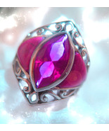 HAUNTED RING SEVEN IMMORTAL SECRETS OOAK HIGHEST LIGHT COLLECT MAGICK PO... - $101.33