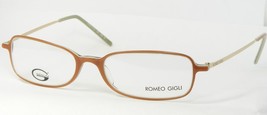 Romeo Gigli {RG32001} Brown White GREEN/GOLD Eyeglasses RG320 49-16-135mm Italy - $72.28