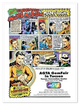American Gem Trade Association 1998 Tucson Gem Fair Vintage 1997 Magazine Ad - £7.77 GBP