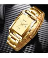 New Fashion Casual Wristwatch Luxury Business Stainless Steel Quartz Watch - $19.00